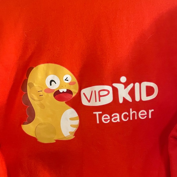 VipKid zipper hoodie, limited edition and worn at home in a non- smoking house. - Picture 3 of 4